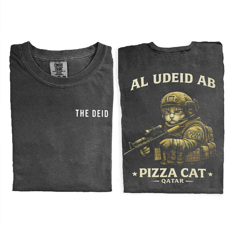 Pizza Cat The Deid T-shirt