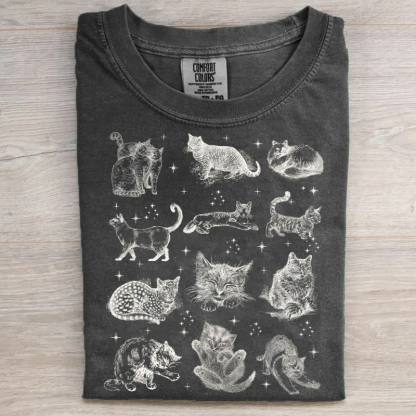 Cats 90s Vintage Style T-shirt