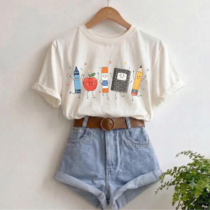 Funny Teacher Life Back To School T-Shirt