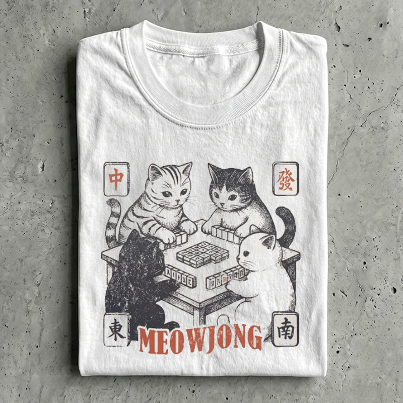 Meowjong Bella Canvas 3001 T-shirt