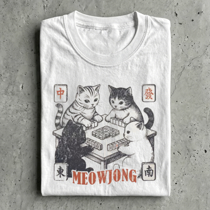 Meowjong Bella Canvas 3001 T-shirt