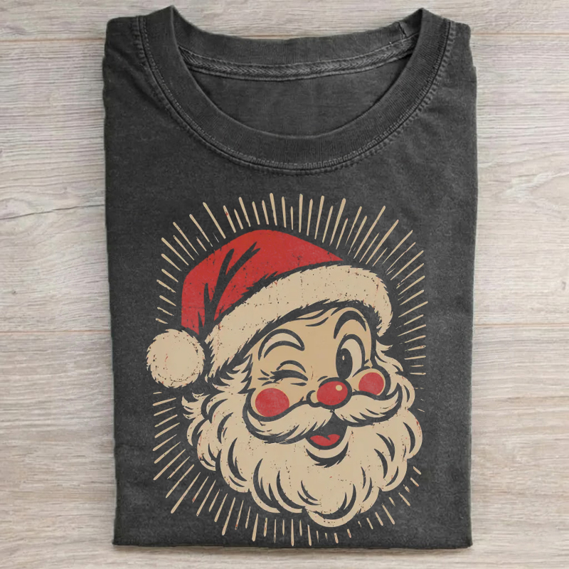 Vintage Santa Christmas T-shirt