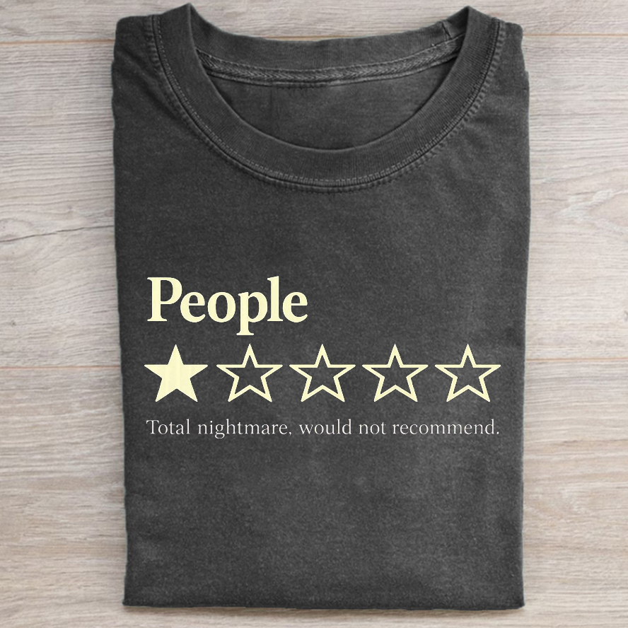 Funny People One Star Review T-shirt