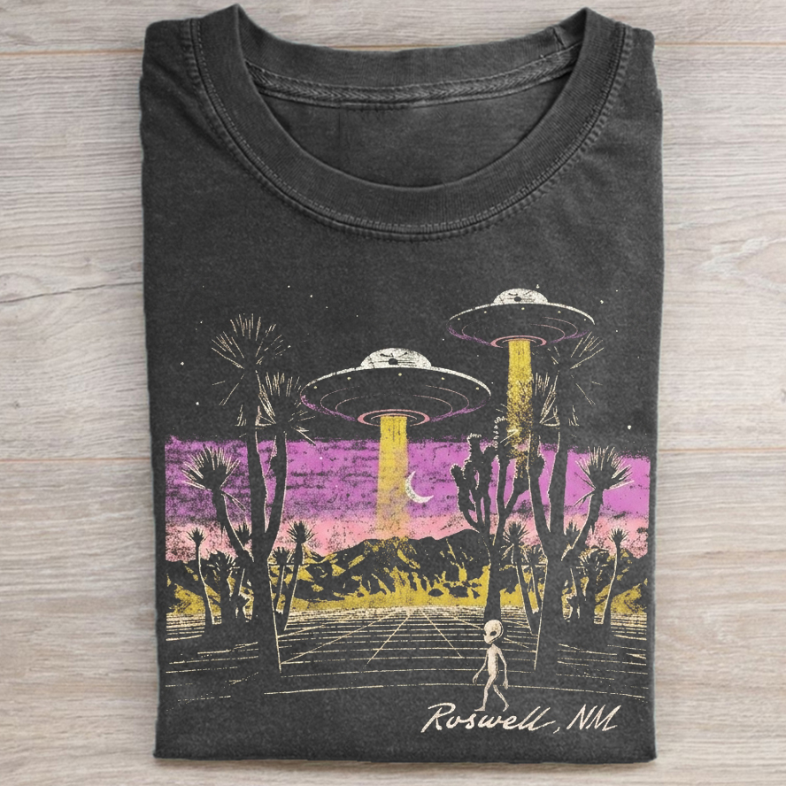 Roswell NM UFO Graphic T-shirt