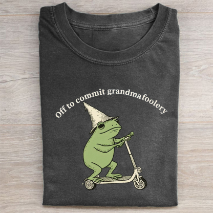 Funny Frog Grandma And Grandpa T-shirt