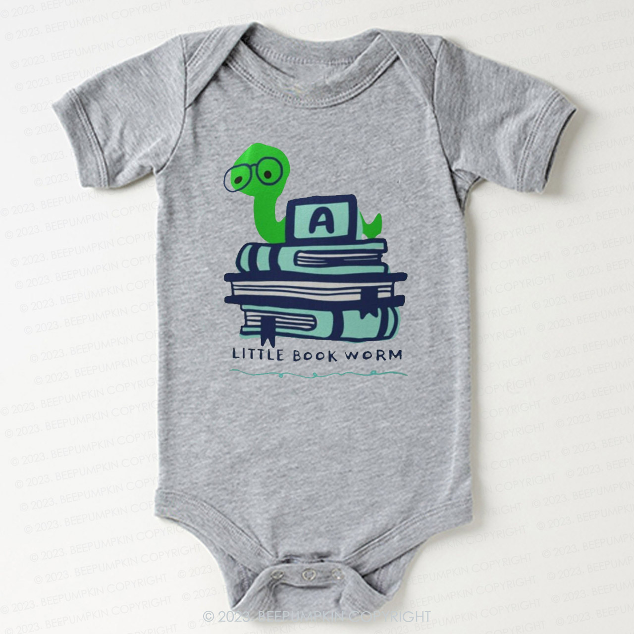 Little Book Worm Bodysuit For Baby