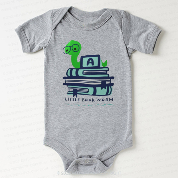 Little Book Worm Bodysuit For Baby