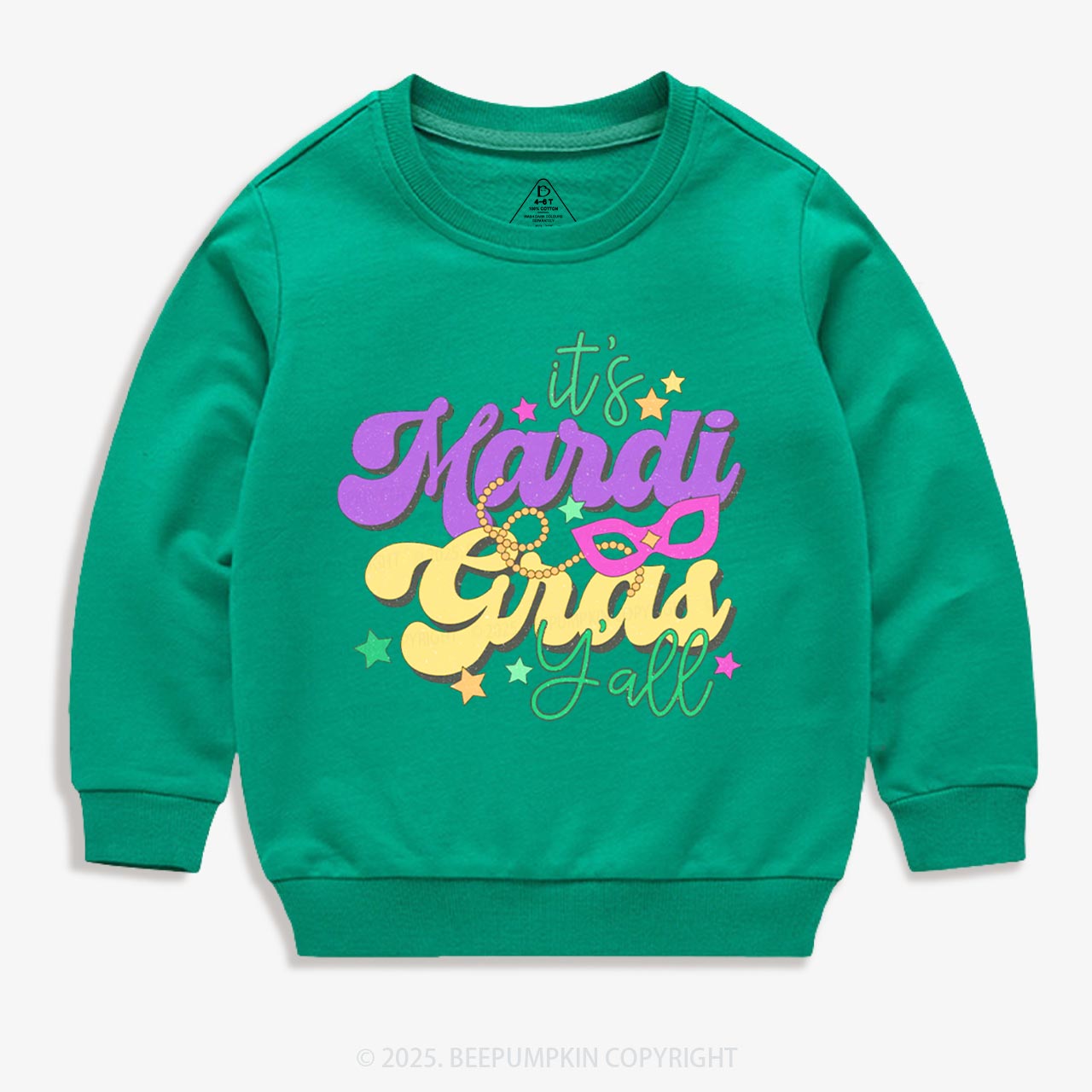 It's Mardi Gras Y'all Kid's Sweatshirt