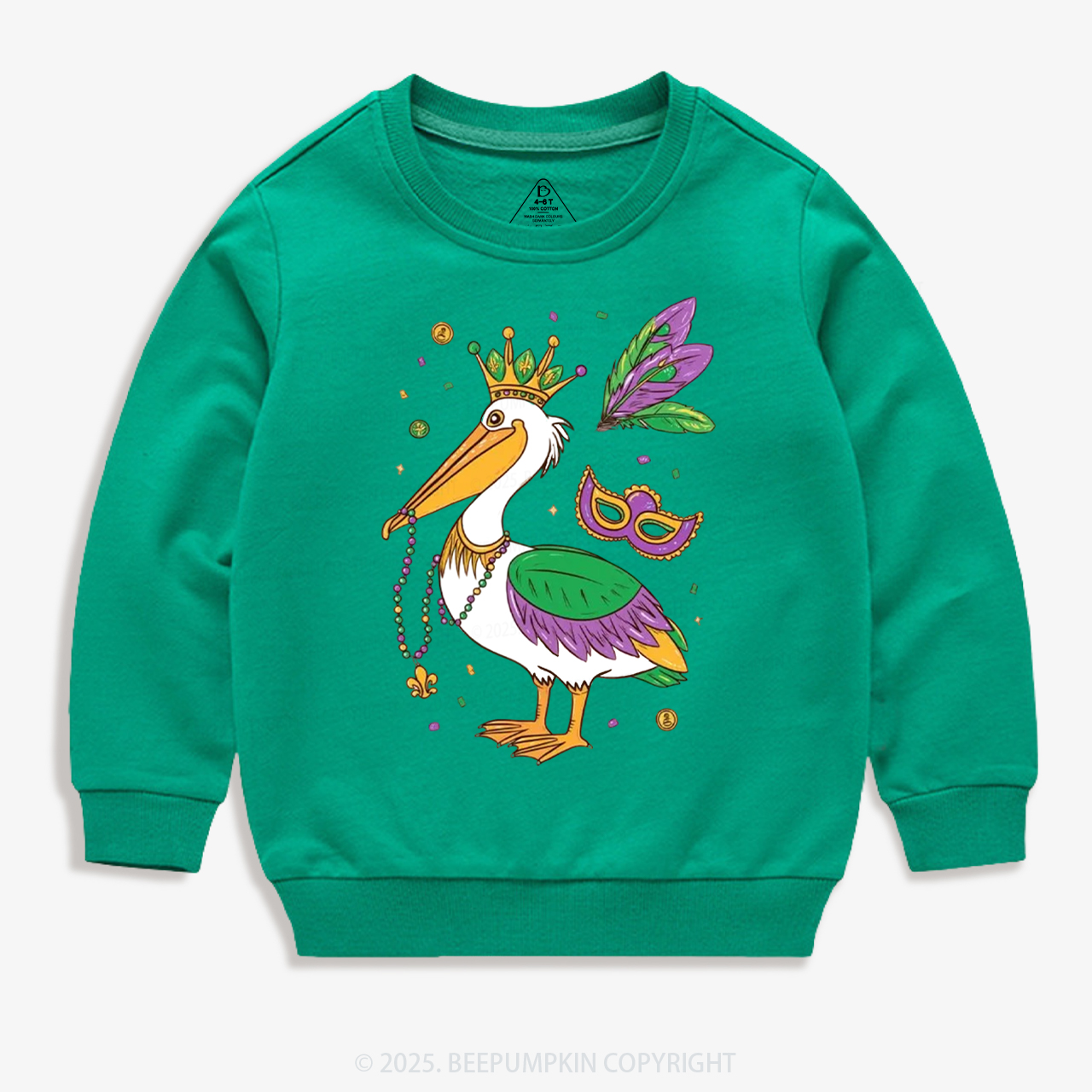 Beads & Feathers Fun Kid's Sweatshirt