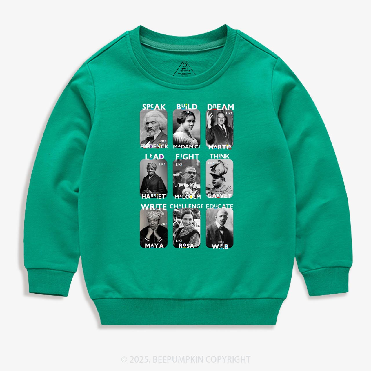 Inspired By Black History Kid's Sweatshirt