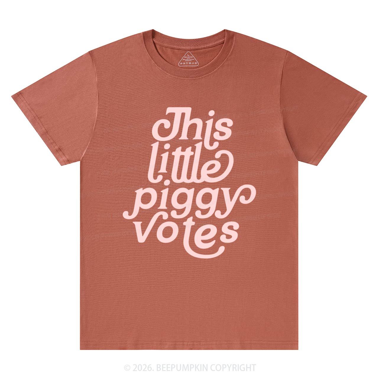 This Little Piggy Votes T-Shirts Beepumpkin