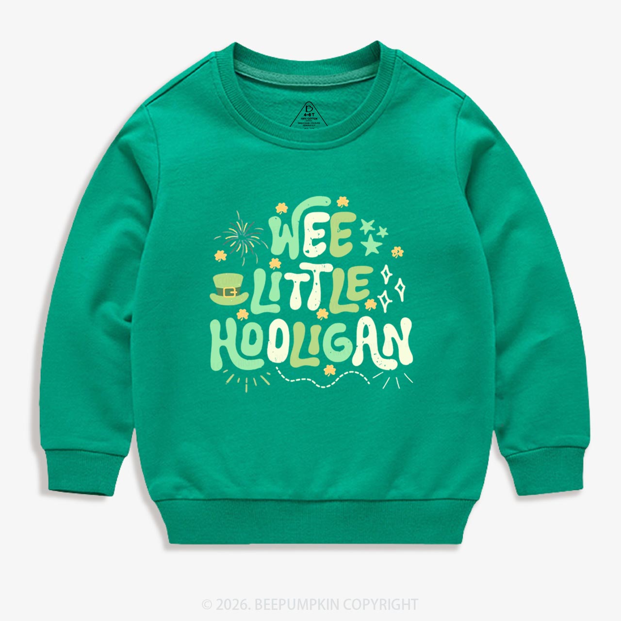Wee Little Hooligan St. Patrick's Day Kid's Sweatshirt