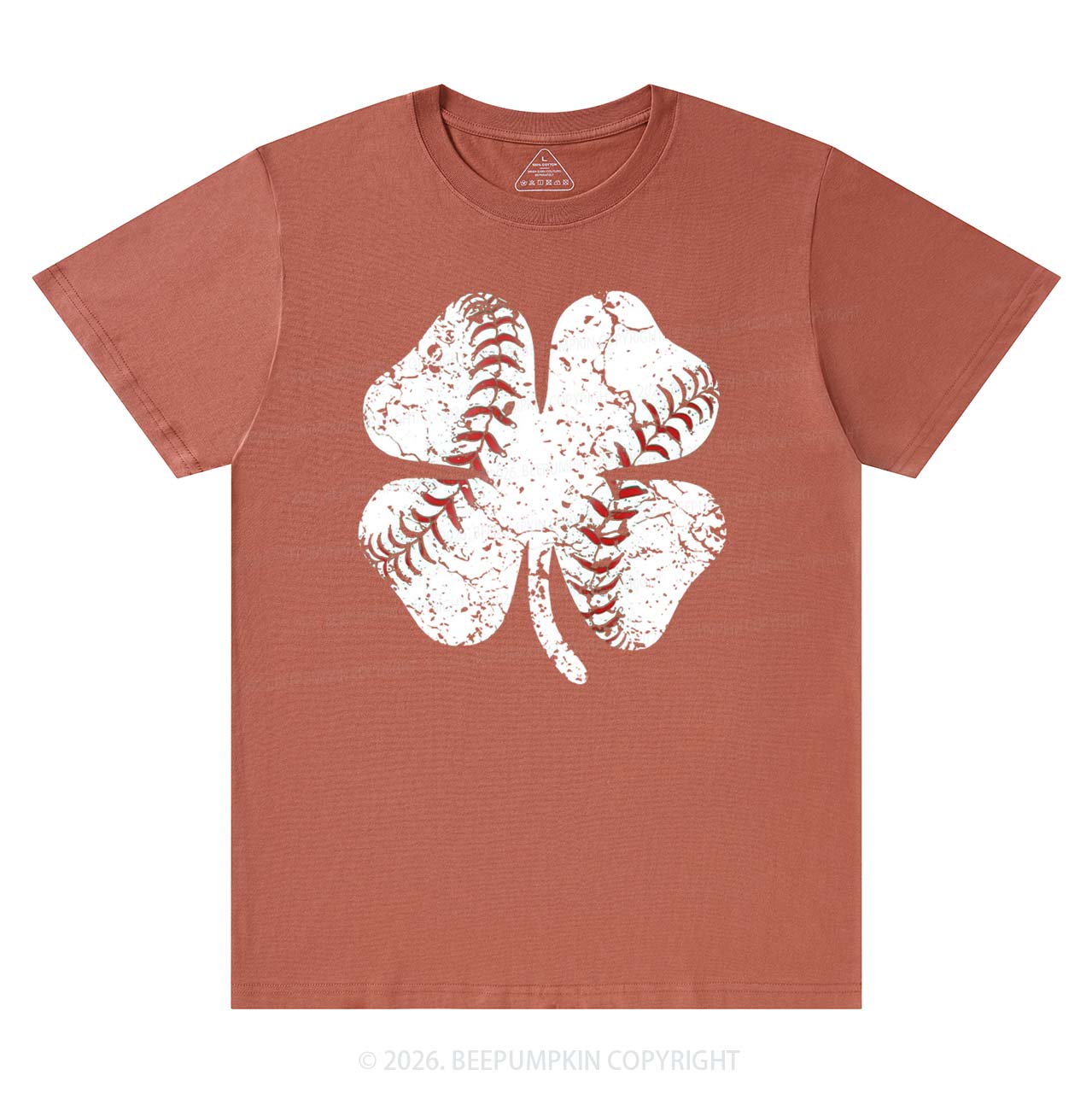 Baseball Shamrock St Patrick's Day T-Shirts Beepumpkin
