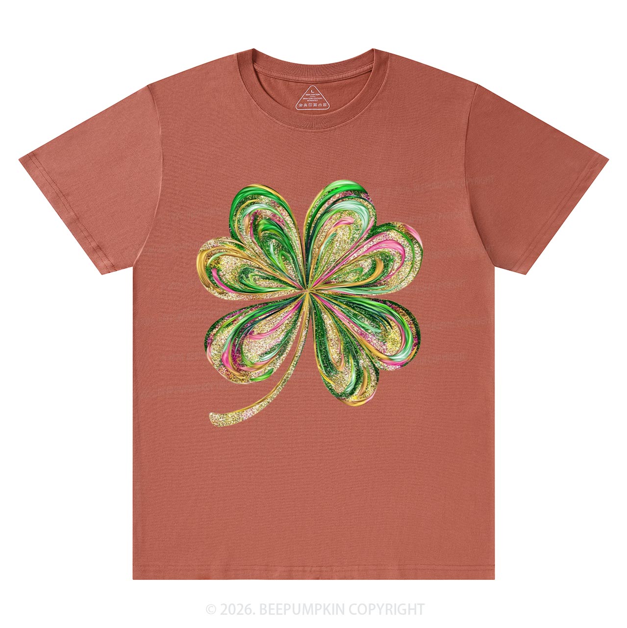 Retro Lucky Shamrock St Patrick's Day T-Shirts Beepumpkin