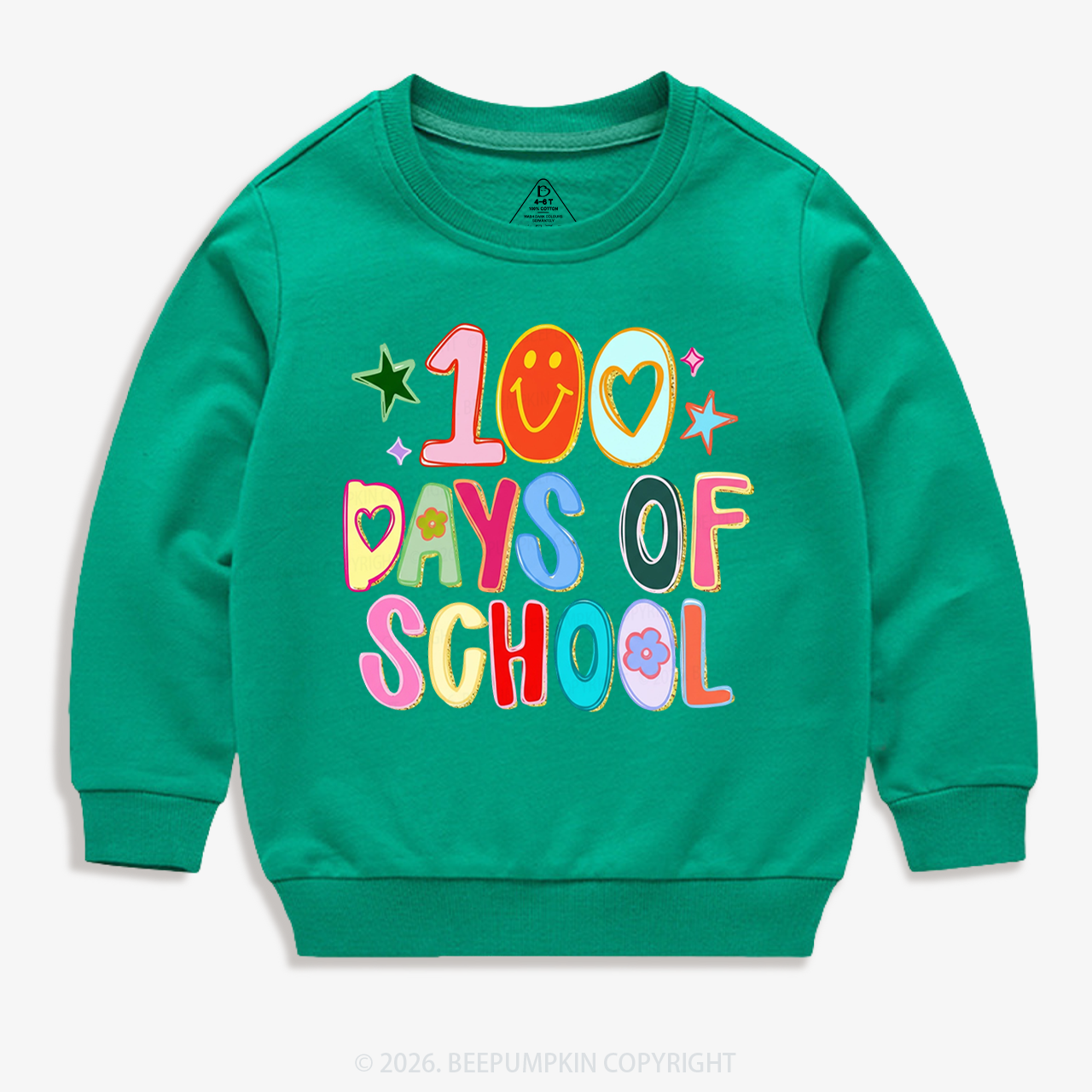 Color Pop 100 Days Brighter Toddler&Kid's Sweatshirt