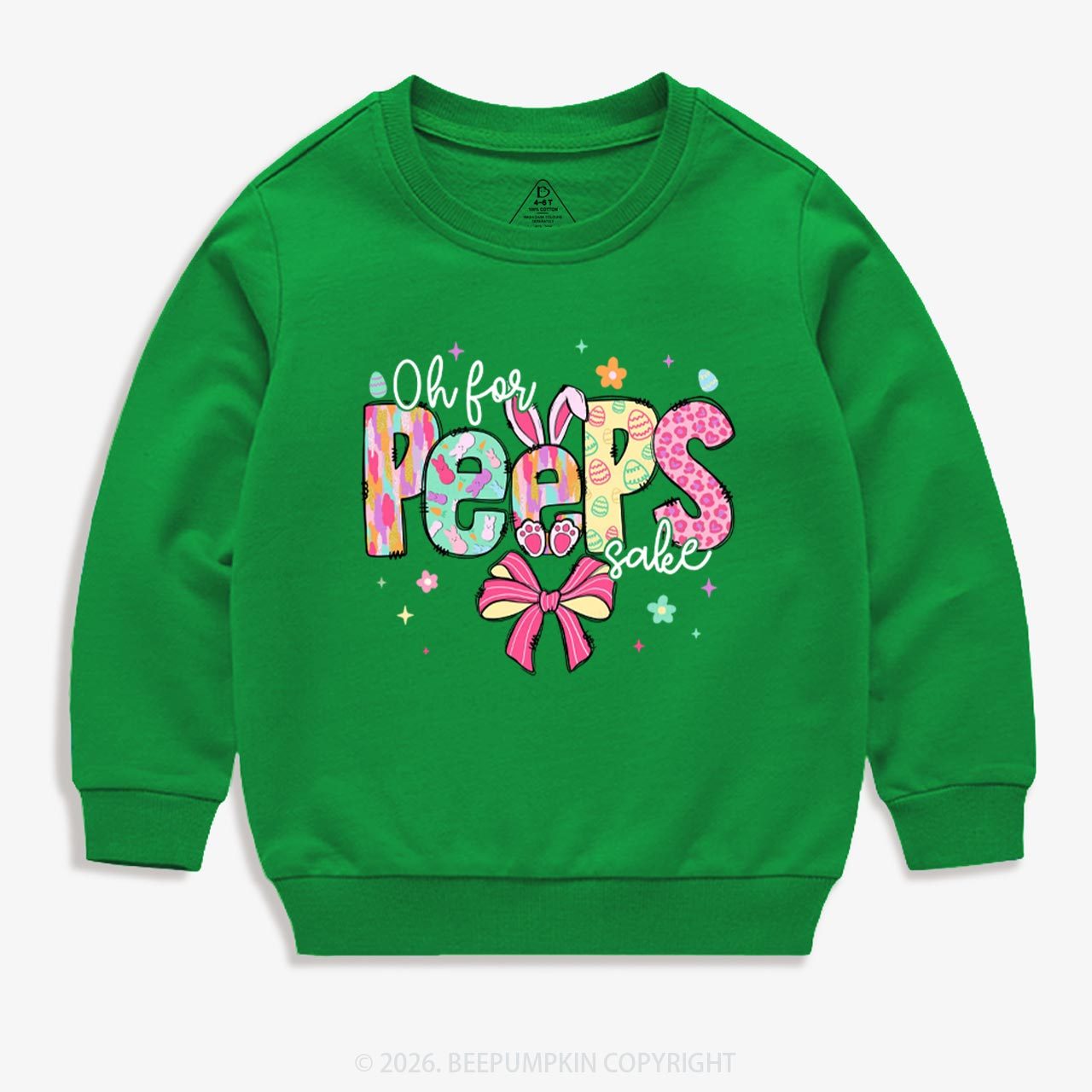 Oh For Peeps Sake Easter Kid's Sweatshirt