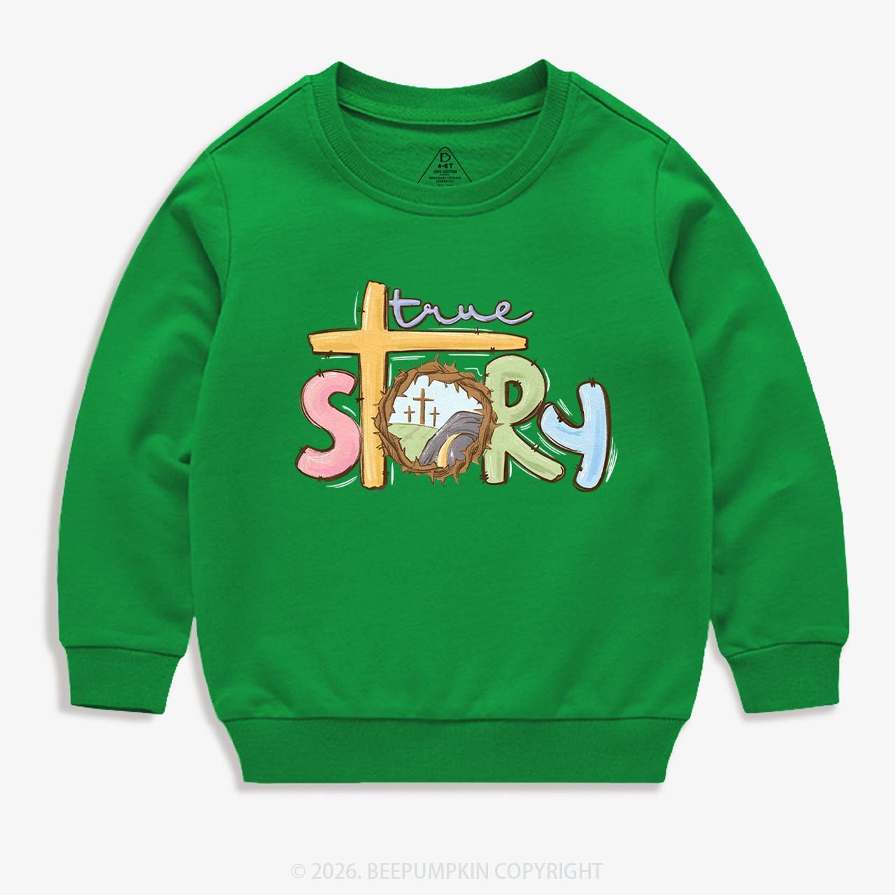 True Story Easter Kid's Sweatshirt