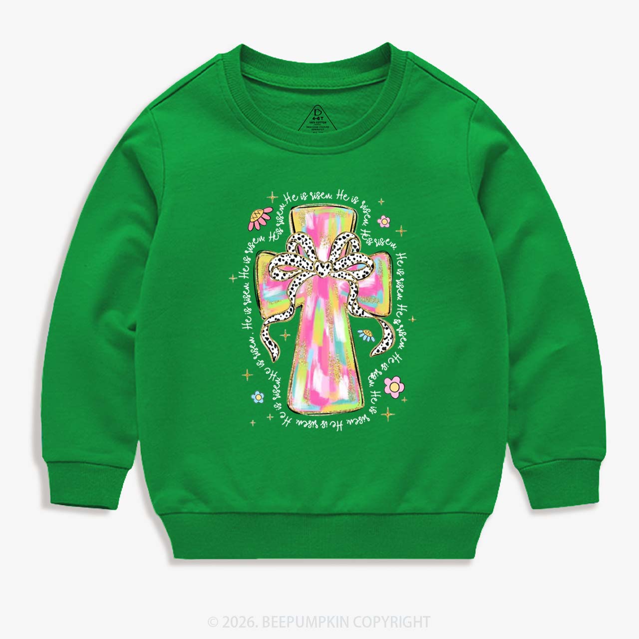 Pastel Easter Christian Kid's Sweatshirt
