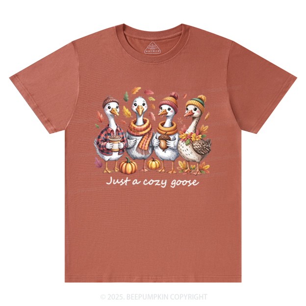 Just a Cozy Goose T-Shirts Beepumpkin