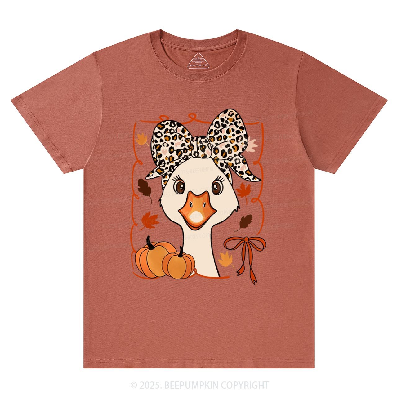 Leopard Bows T-Shirts Beepumpkin