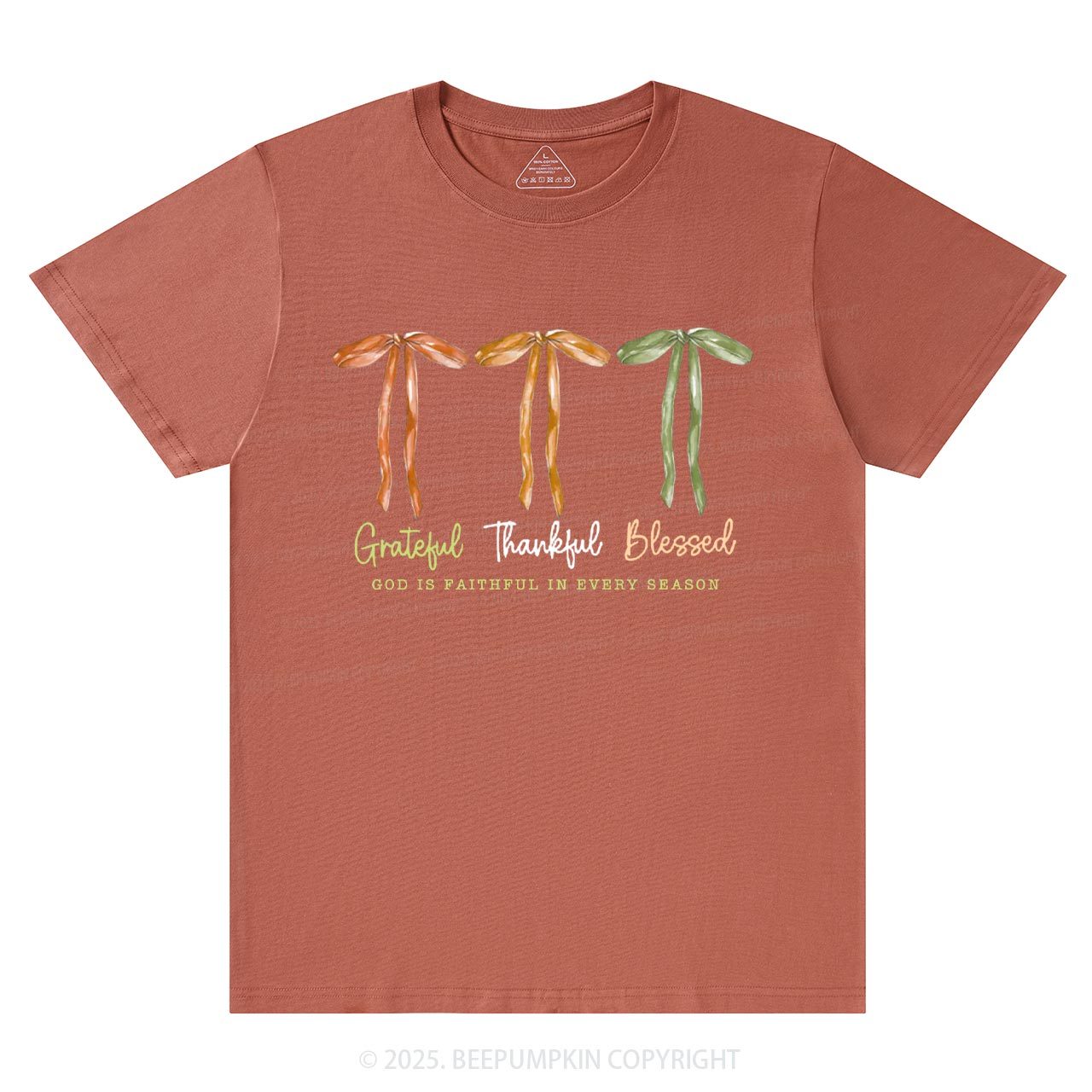 Grateful Thankful Blessed T-Shirts Beepumpkin