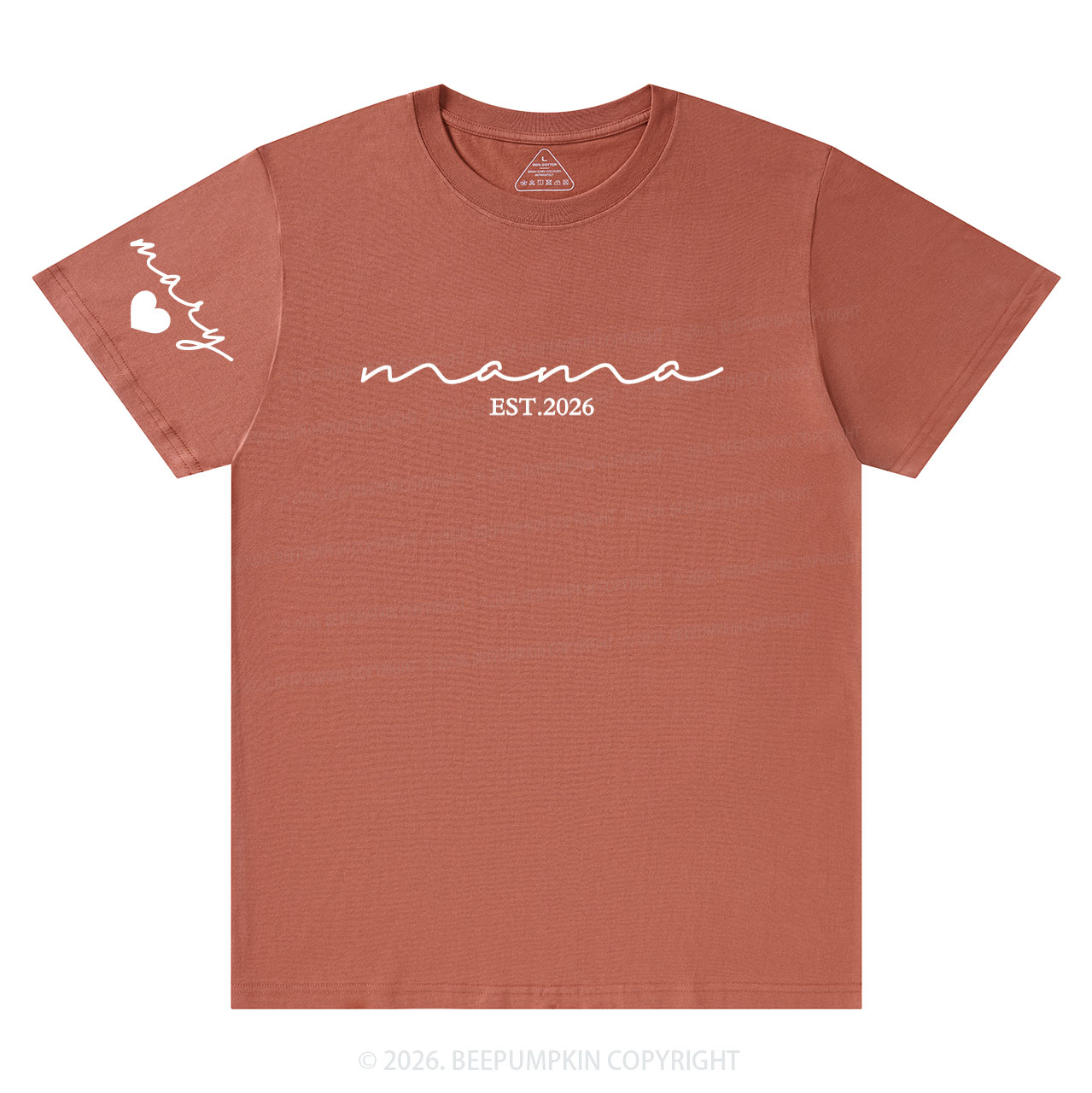 Personalized Mama Shirt With Kid Name