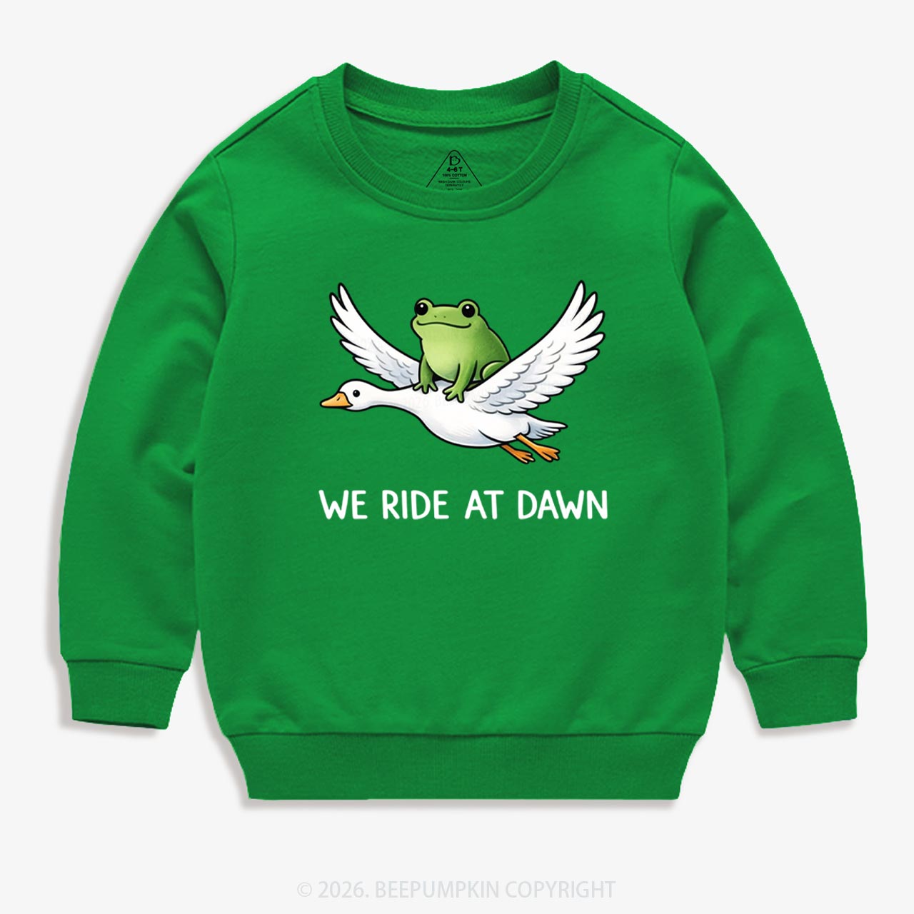 We Ride at Dawn Kid's Sweatshirt