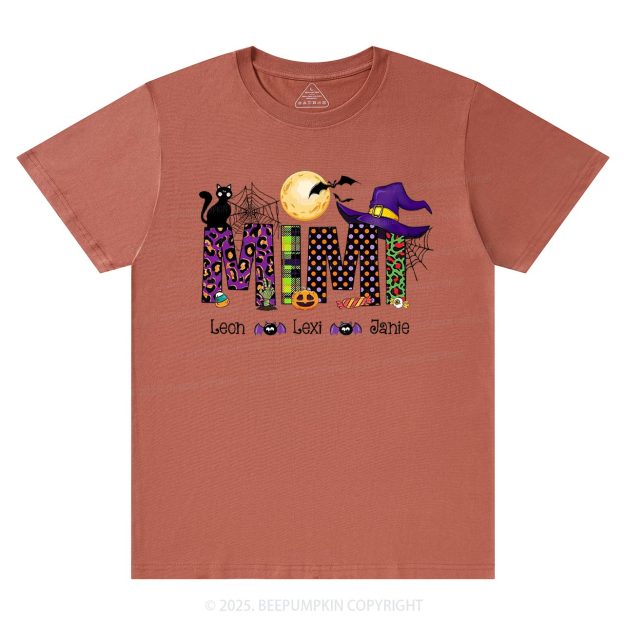 Personalized Mimi Halloween T-Shirts Beepumpkin