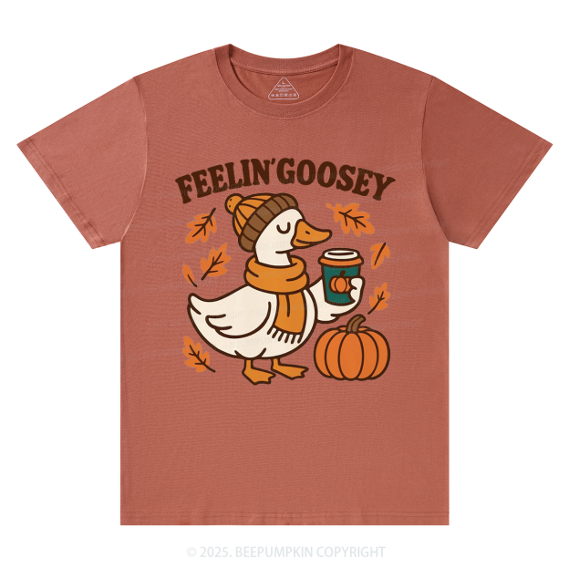 Feelin Goosey Fall T-Shirts Beepumpkin 