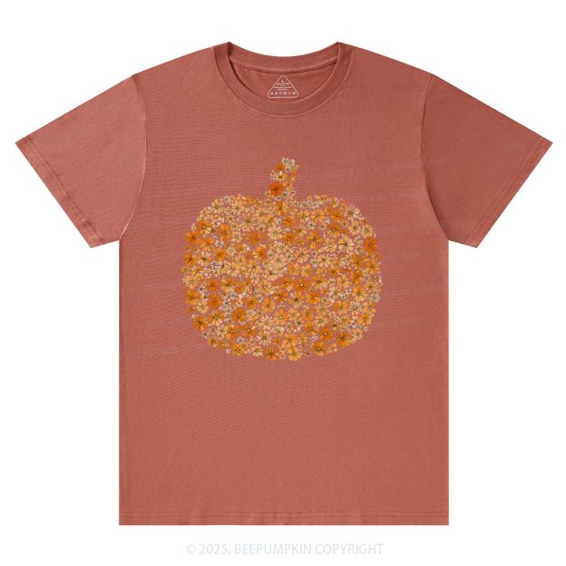 Flower Pumpkin T-Shirts Beepumpkin