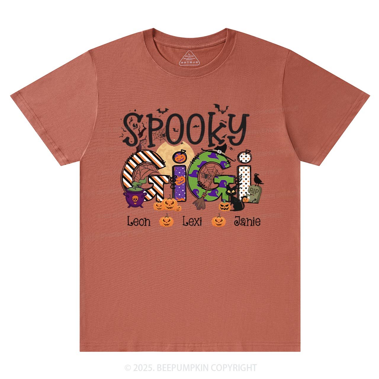 Personalized Spooky Gigi T-Shirts Beepumpkin