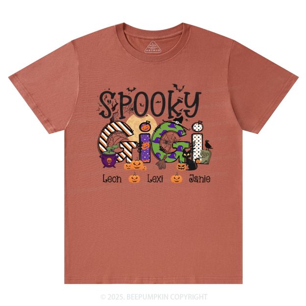 Personalized Spooky Gigi T-Shirts Beepumpkin