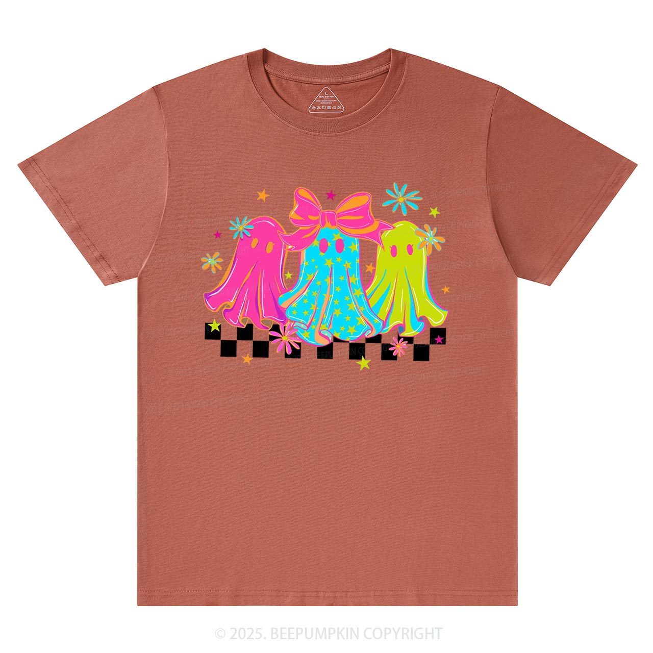 Halloween Ghost Neon T-Shirts Beepumpkin