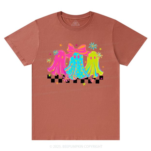 Halloween Ghost Neon T-Shirts Beepumpkin