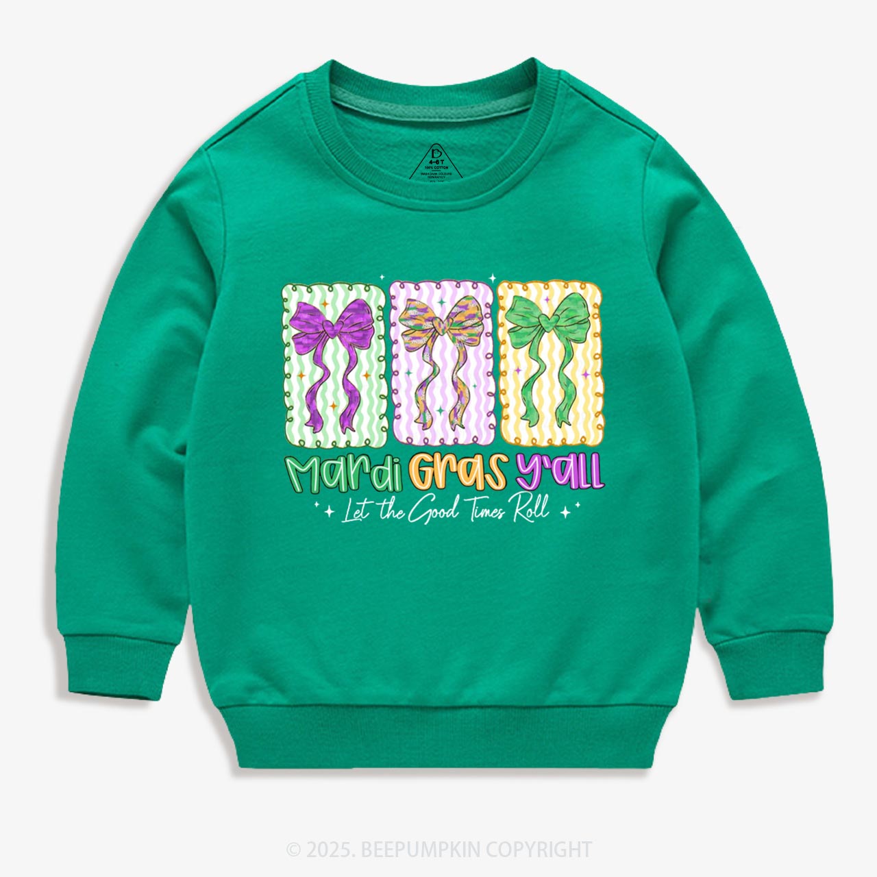 Let The Good Times Roll Kid's Sweatshirt