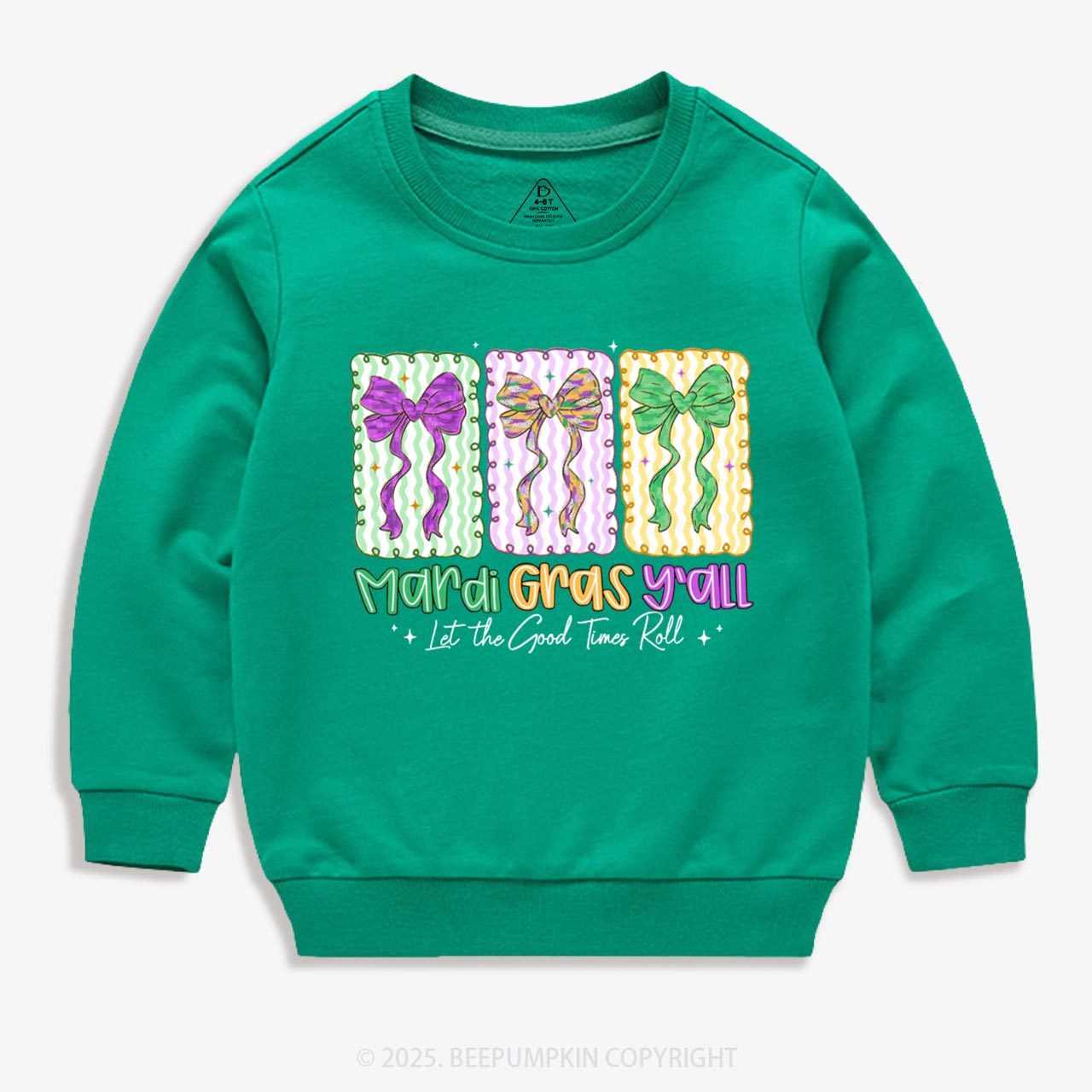 Let The Good Times Roll Kid's Sweatshirt