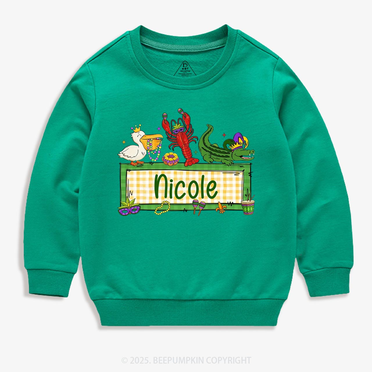 Personalized Tiny Parade Nameset Kid's Sweatshirt