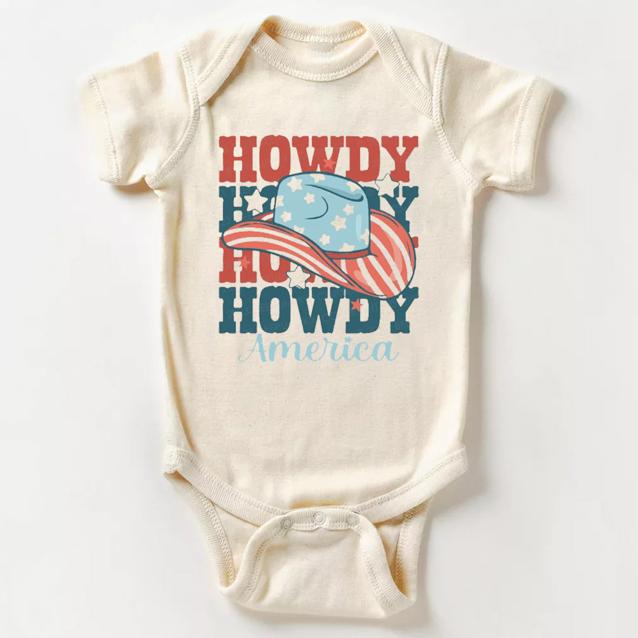 Howdy Cowboy Bodysuit For Baby 