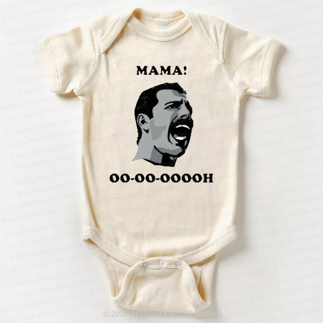 Bohemian Funny Man Bodysuit For Baby