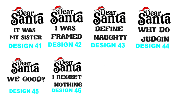 46 Quotes Dear Santa Christmas Family Matching Blue Pajamas Beepumpkin