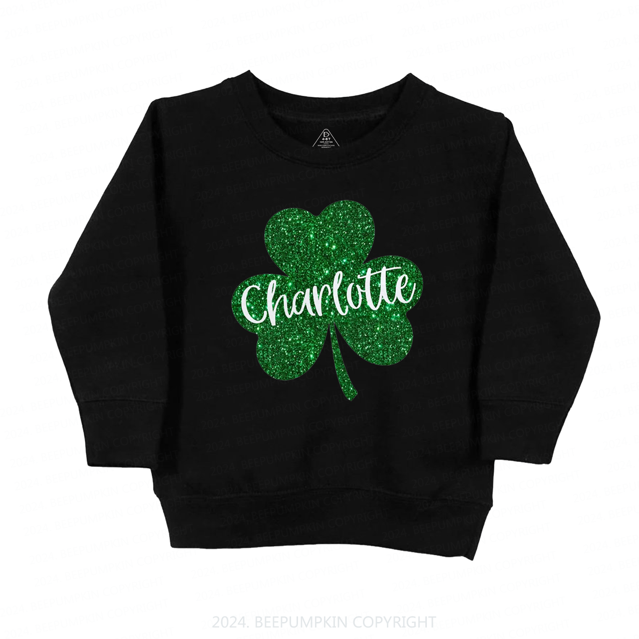 Personalized Name St.Patricks Day Kids Sweatshirt