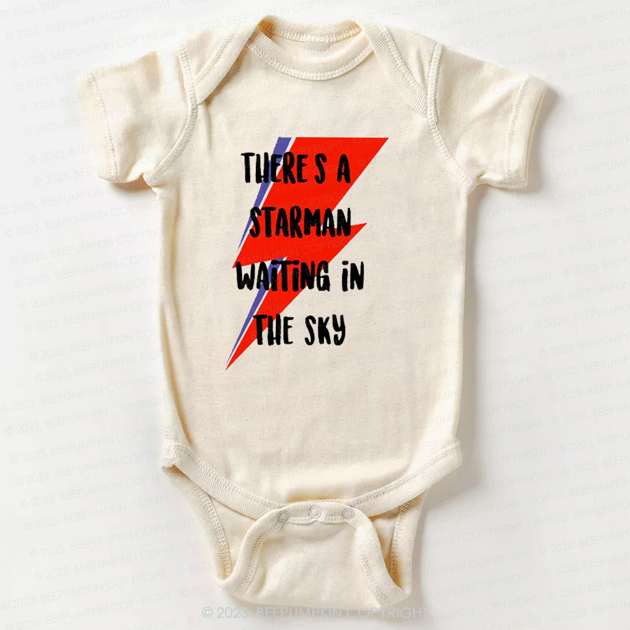 Red And Blue Lightning Bodysuit For Baby 8