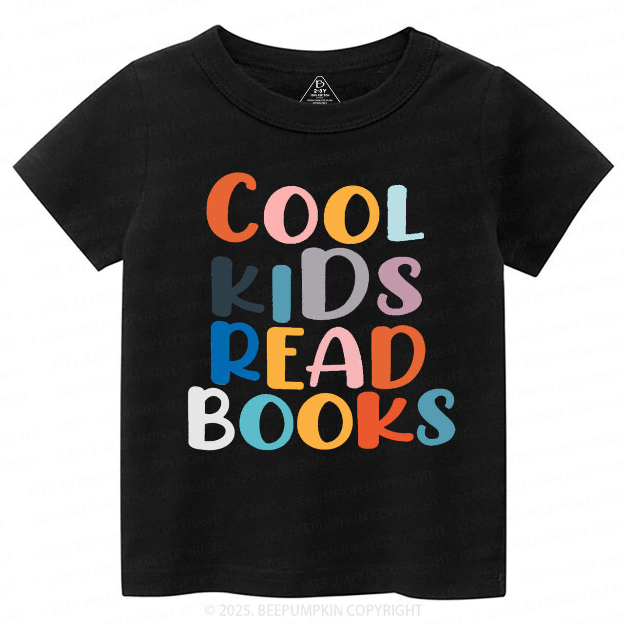 Cool Kids Read Books Toddler&Kid's Tees Beepumpkin