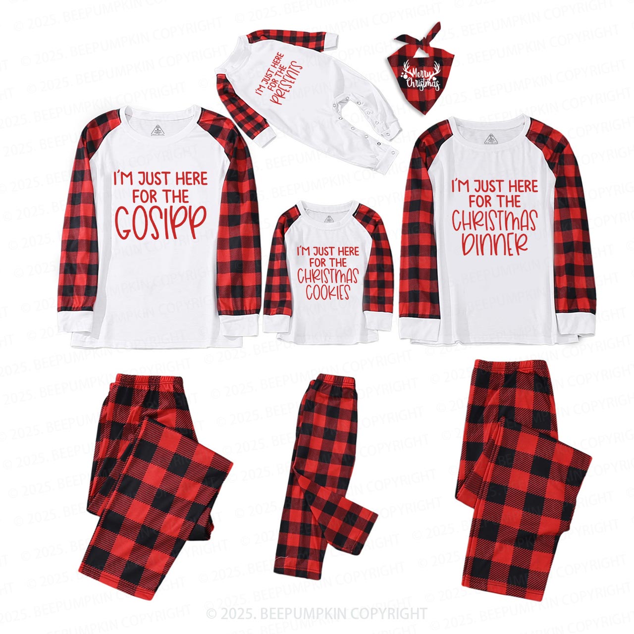 Personalized Christmas Party Family Matching Pajamas