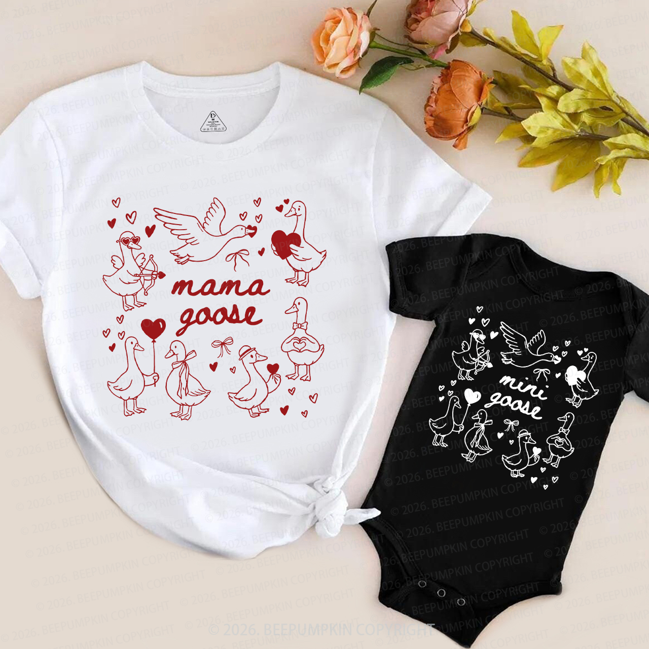Silly Goose Mommy and Me Mom&Me Matching T-Shirts