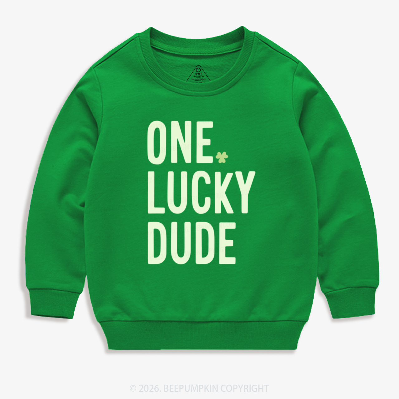 One Lucky Dude St. Patrick's Day Kid's Sweatshirt