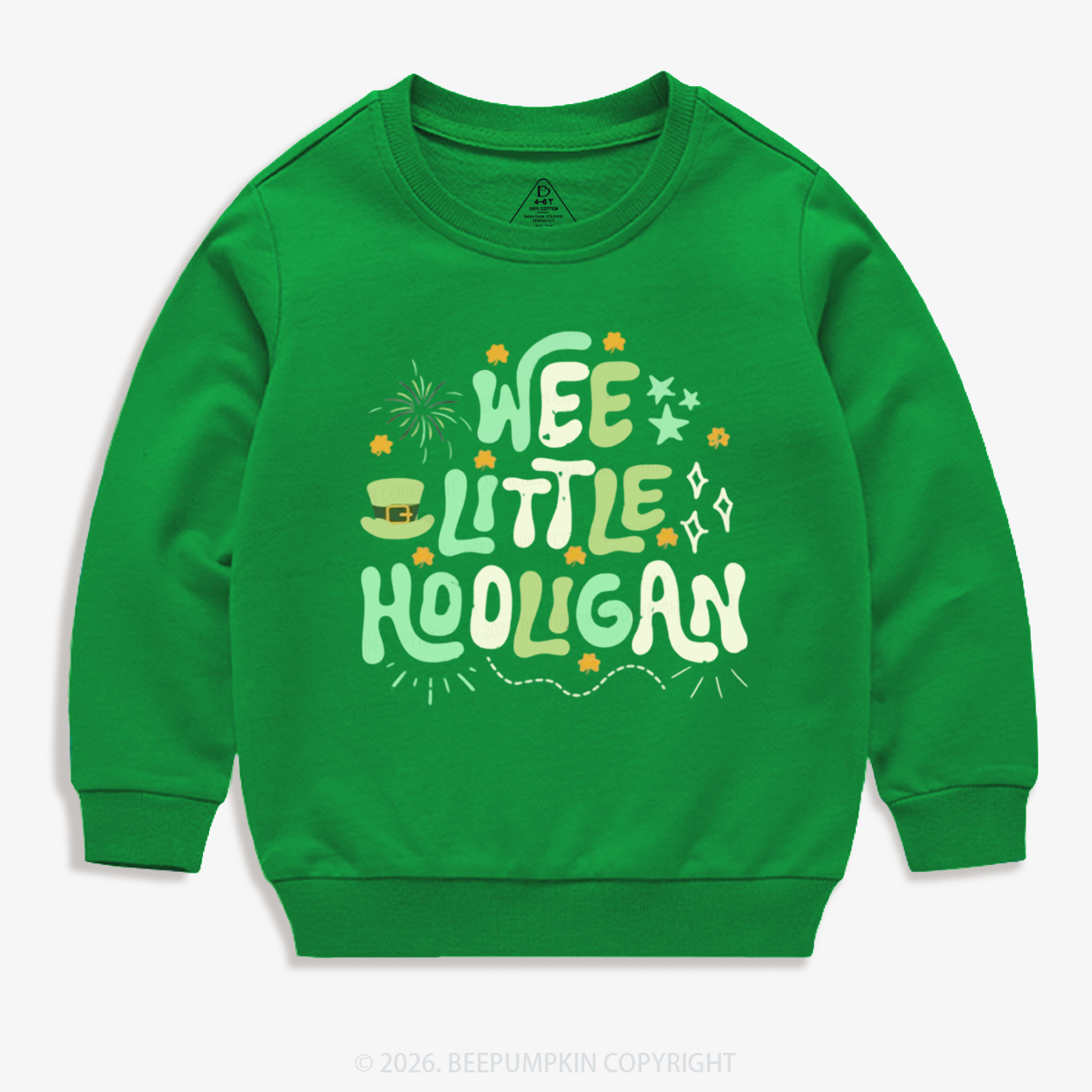 Wee Little Hooligan St. Patrick's Day Kid's Sweatshirt