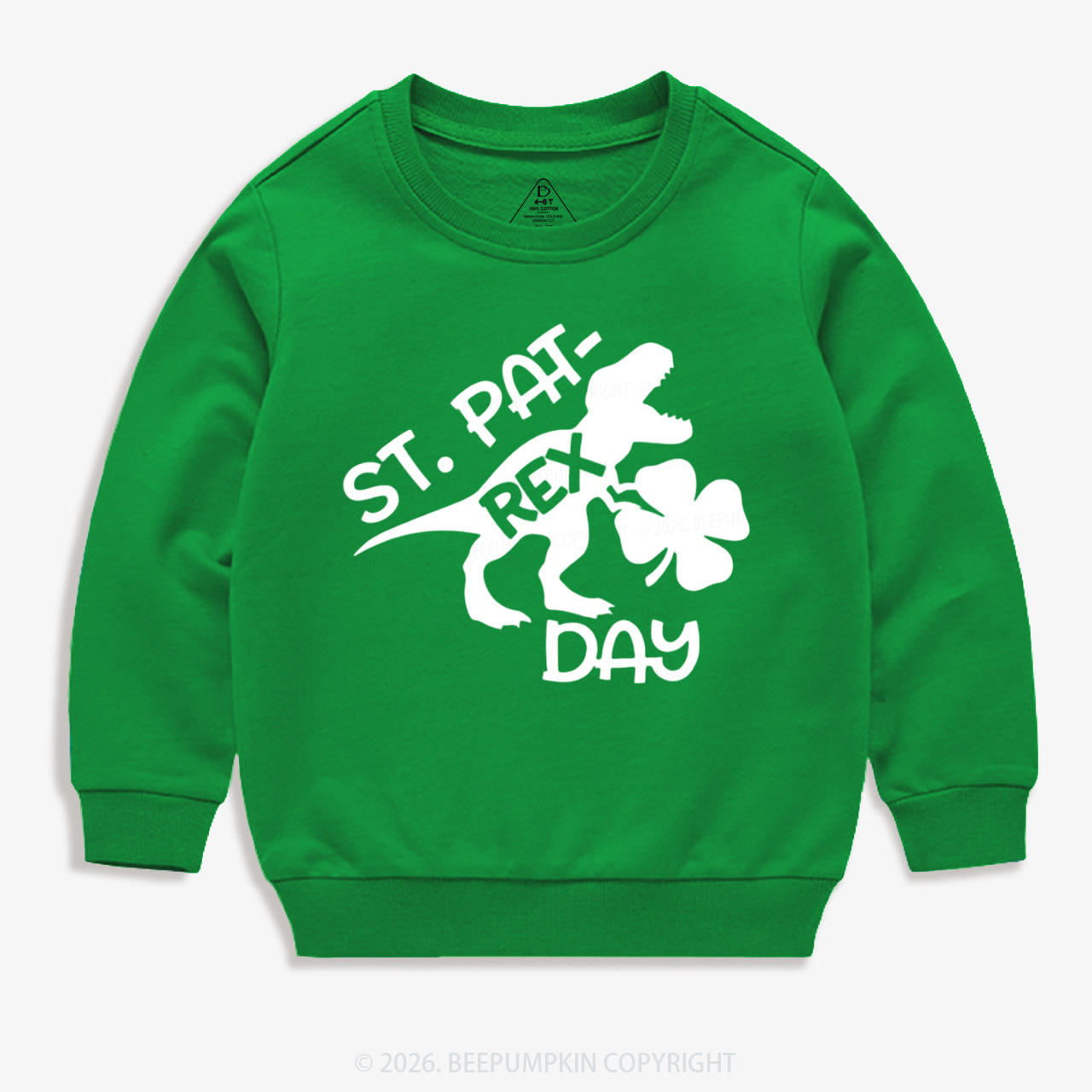 St. Pat-Rex Day Kid's Sweatshirt