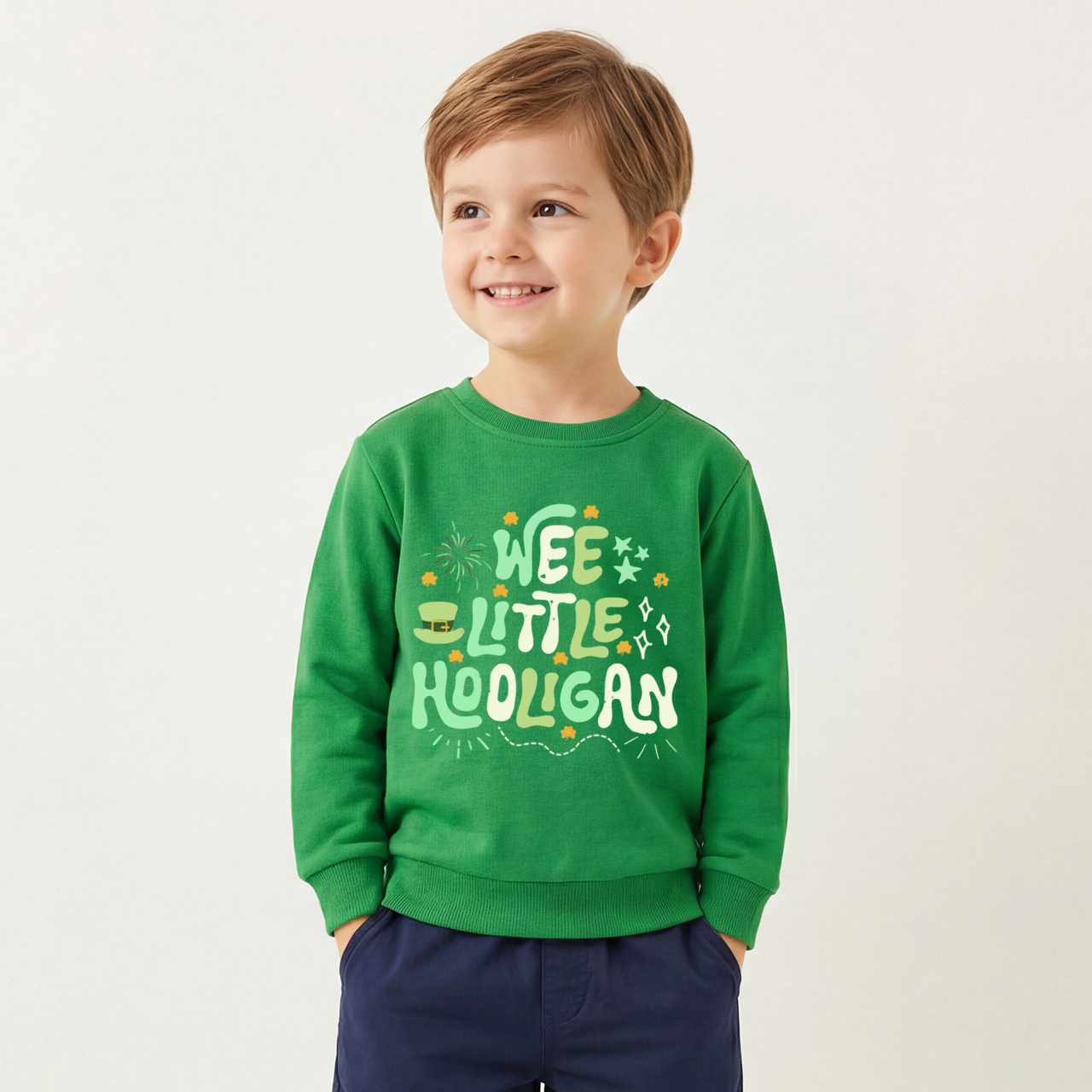 Wee Little Hooligan St. Patrick's Day Kid's Sweatshirt