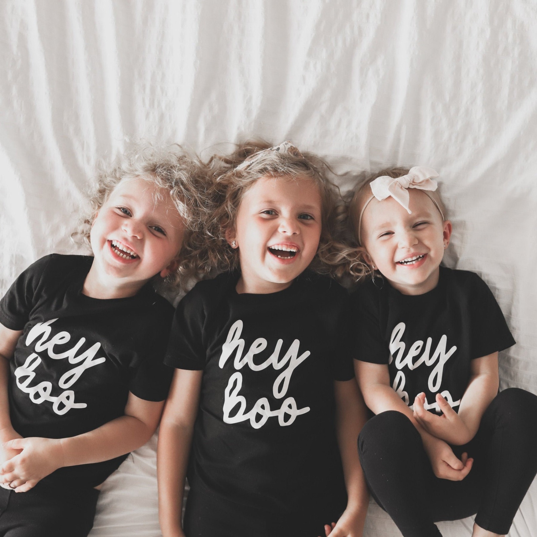 Hey Boo Halloween Toddler&Kids Tees 
